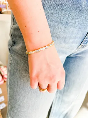 Chic Rhinestone Cuff