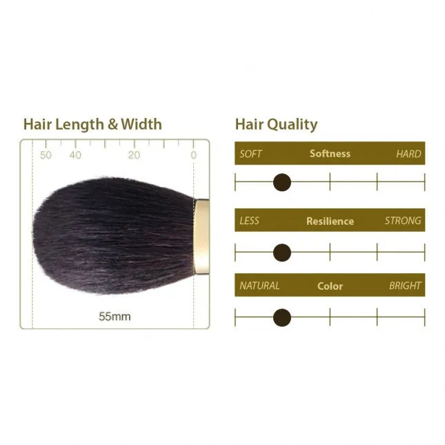 Chikuhodo GSN-1 Powder Brush, GSN Series