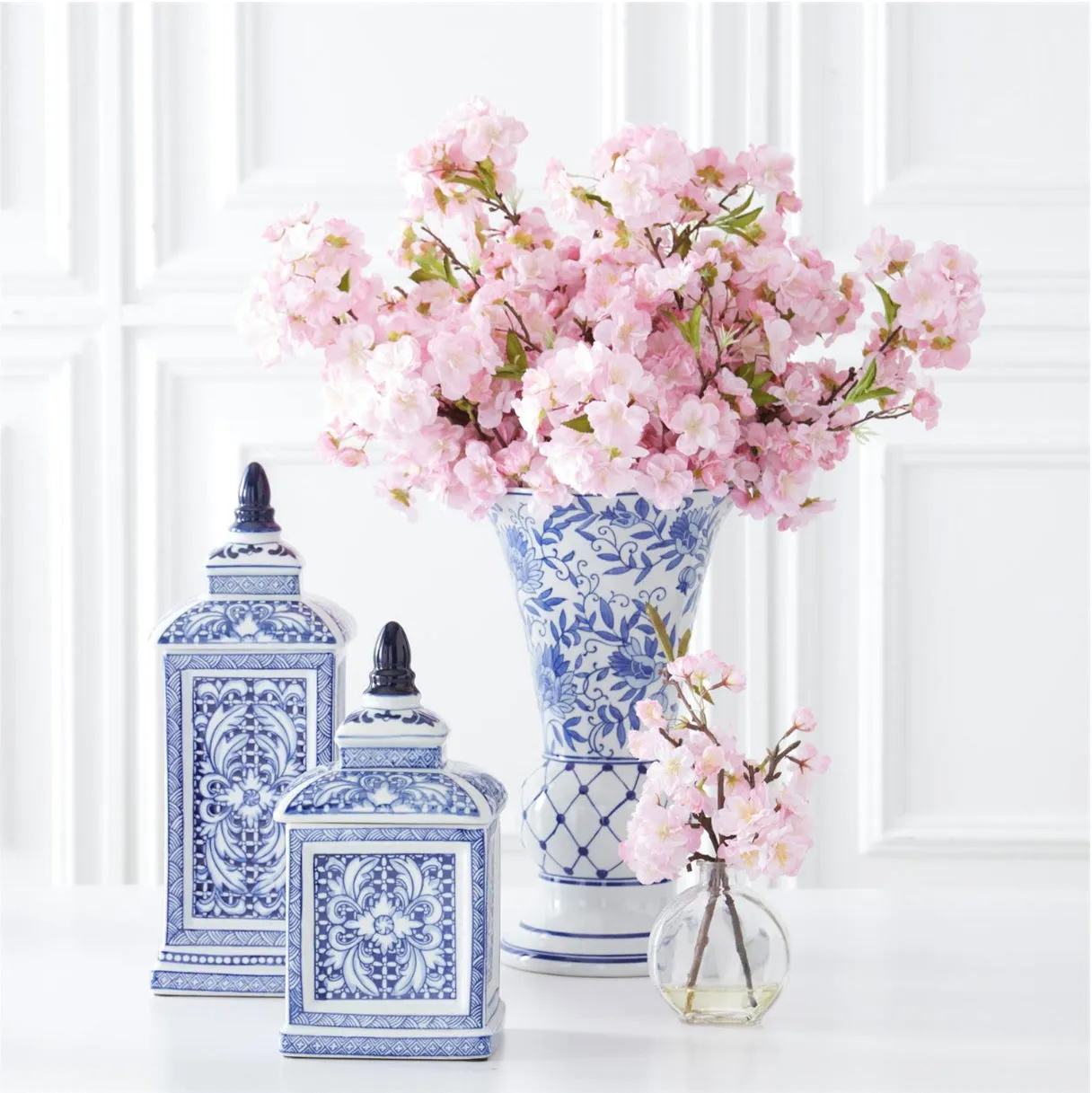 Chinoiserie Square Lidded Container