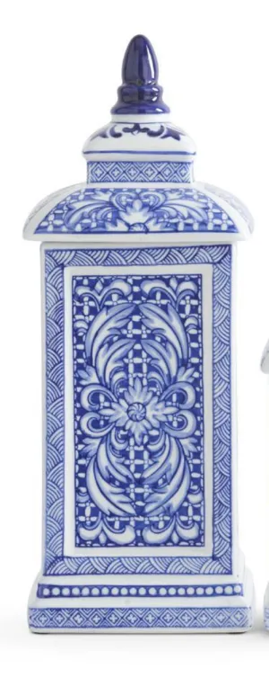Chinoiserie Square Lidded Container