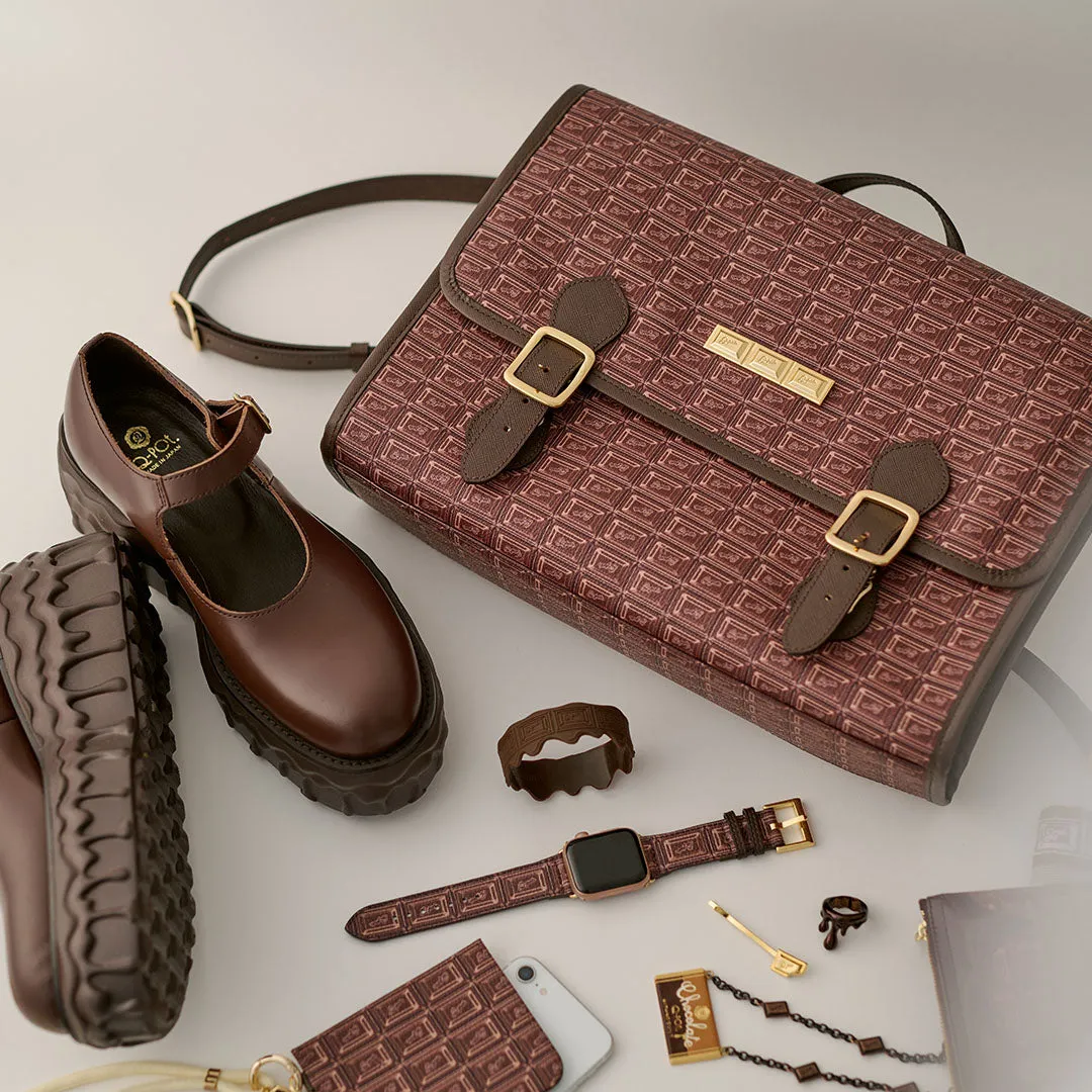 Chocolate Satchel Bag【Japan Jewelry】