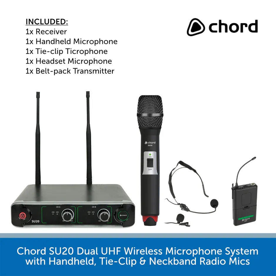 Chord SU20-C Wireless Microphone System