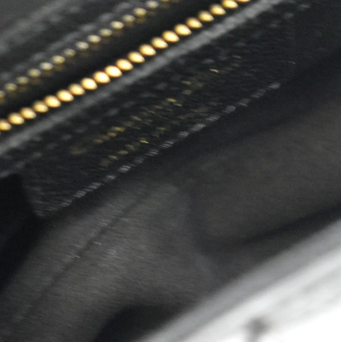 CHRISTIAN DIOR Saddle Grained Calfskin Leather Satchel Shoulder Bag Black
