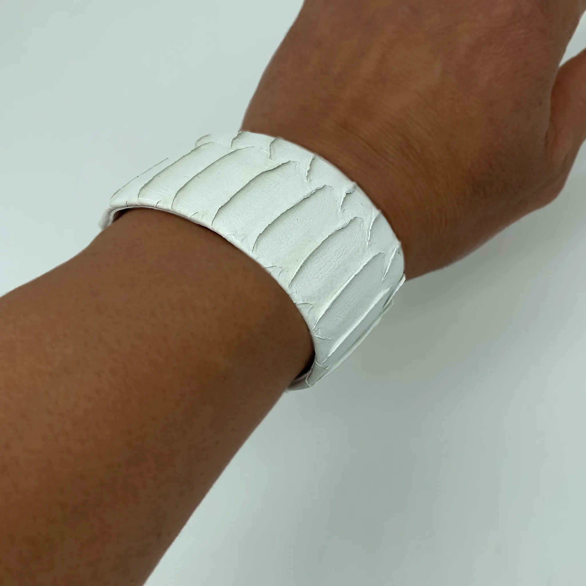 Christopher Augmon White Python Amazon Designer Cuff