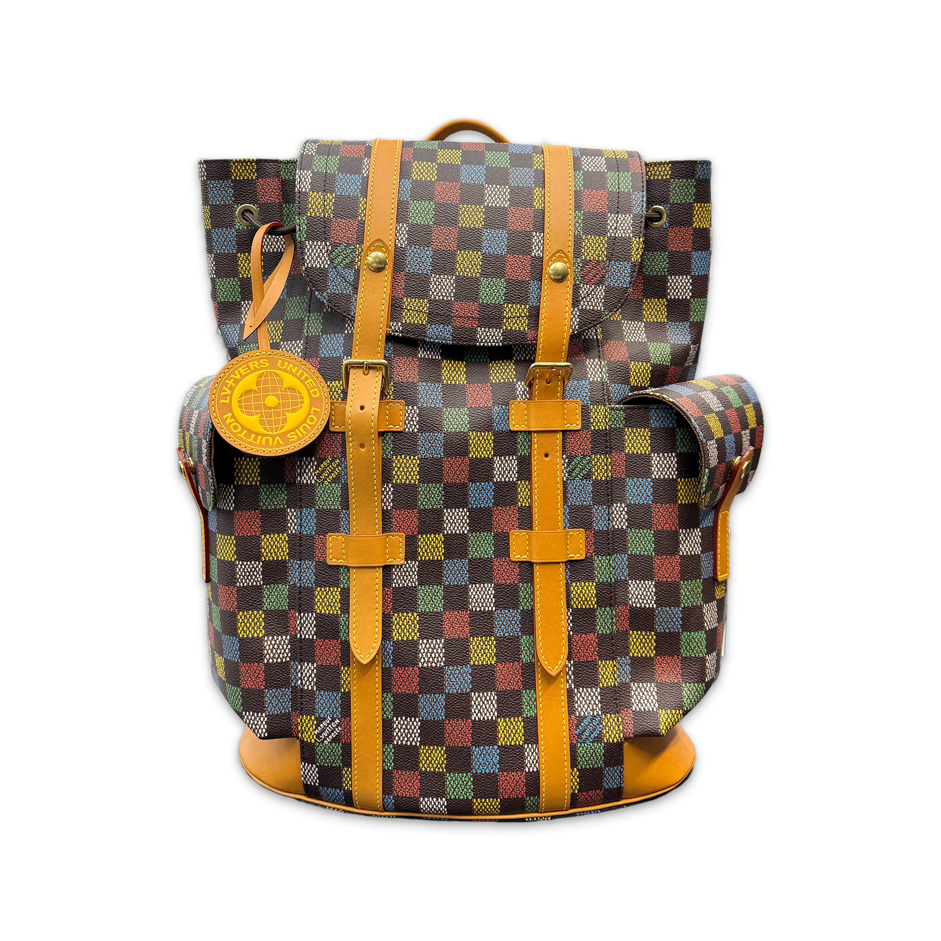 Christopher MM Damier Ebene Backpack "Multicolor"