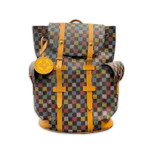Christopher MM Damier Ebene Backpack "Multicolor"