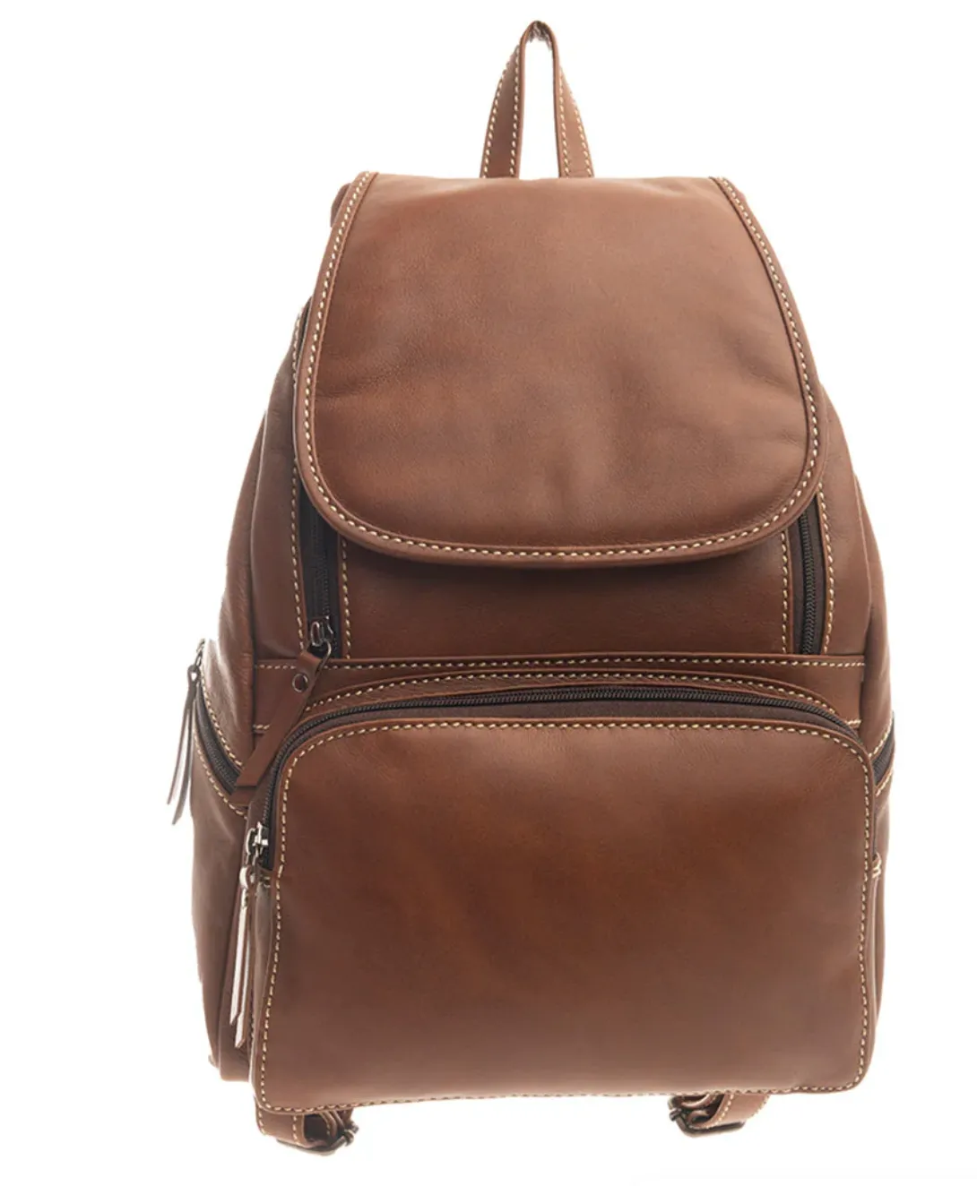 Cinnamon Trail Leather Backpack Bag