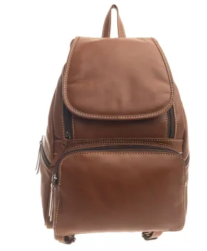 Cinnamon Trail Leather Backpack Bag
