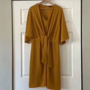 City Chic marigold dress