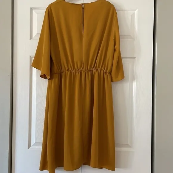 City Chic marigold dress