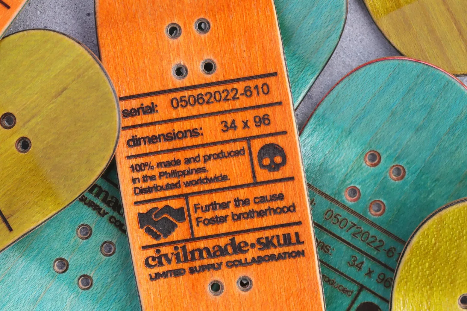 Civilmade - Drunken Mosquito Graphic Deck (34mm)