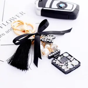Classic Butterfly Perfume Bottle Keychains