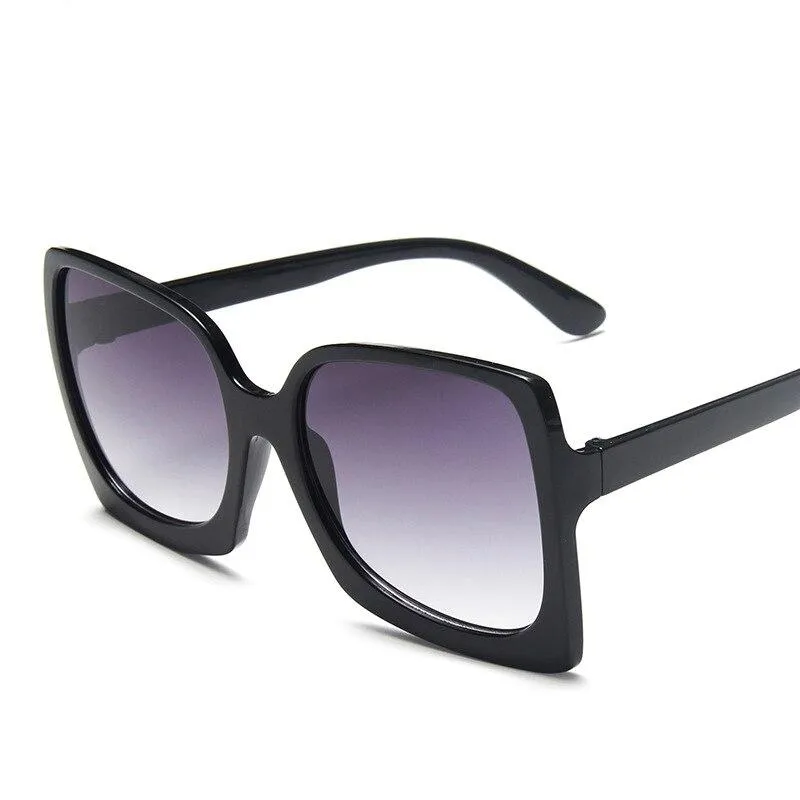 Classic Oversized Sunglasses Women Fashion Square Vintage Sunglass Vintage