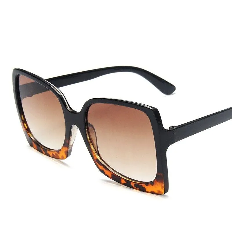 Classic Oversized Sunglasses Women Fashion Square Vintage Sunglass Vintage