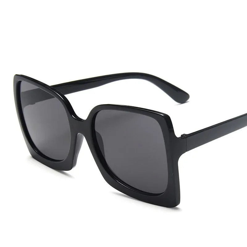 Classic Oversized Sunglasses Women Fashion Square Vintage Sunglass Vintage