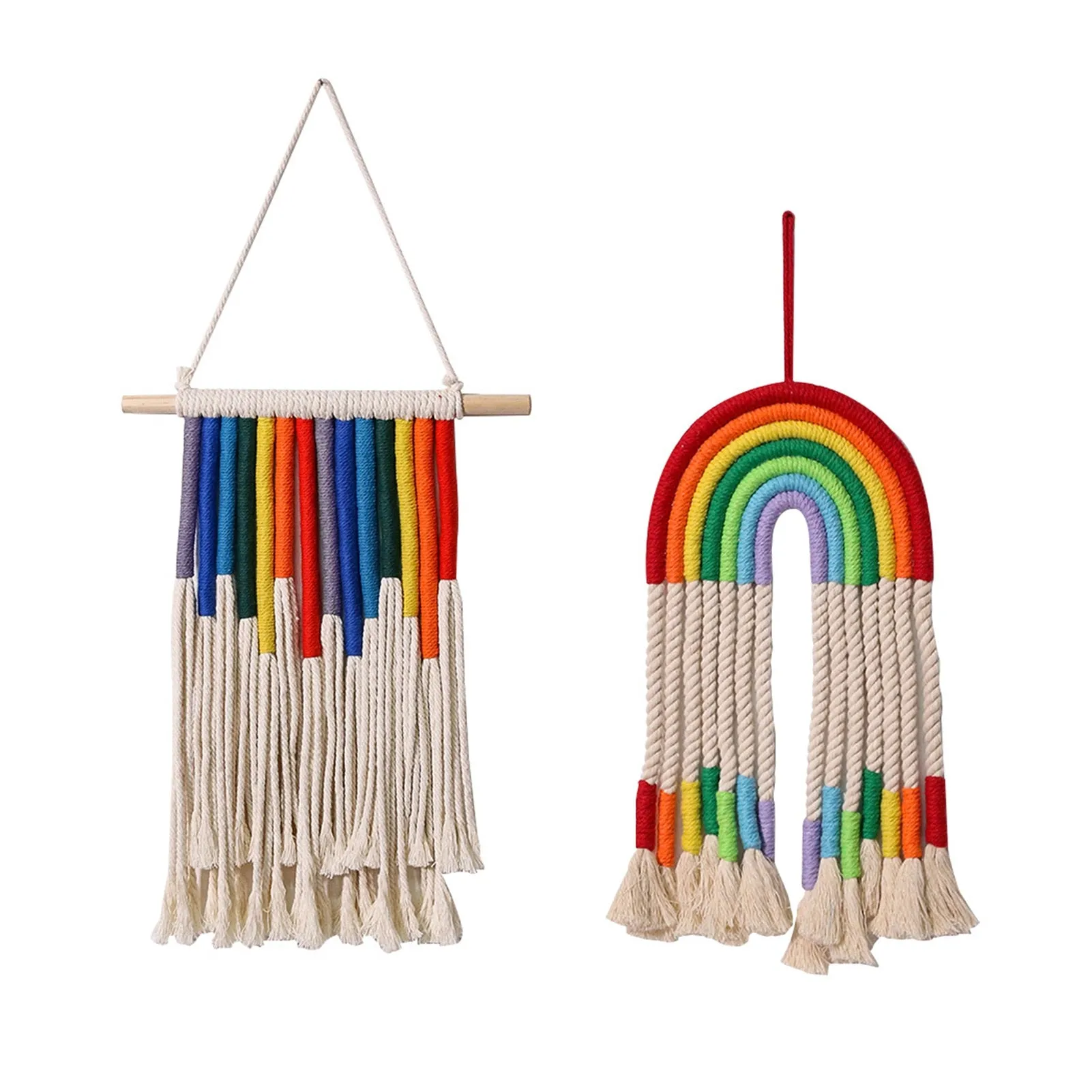 Classic Rainbow Macrame Wall Decor