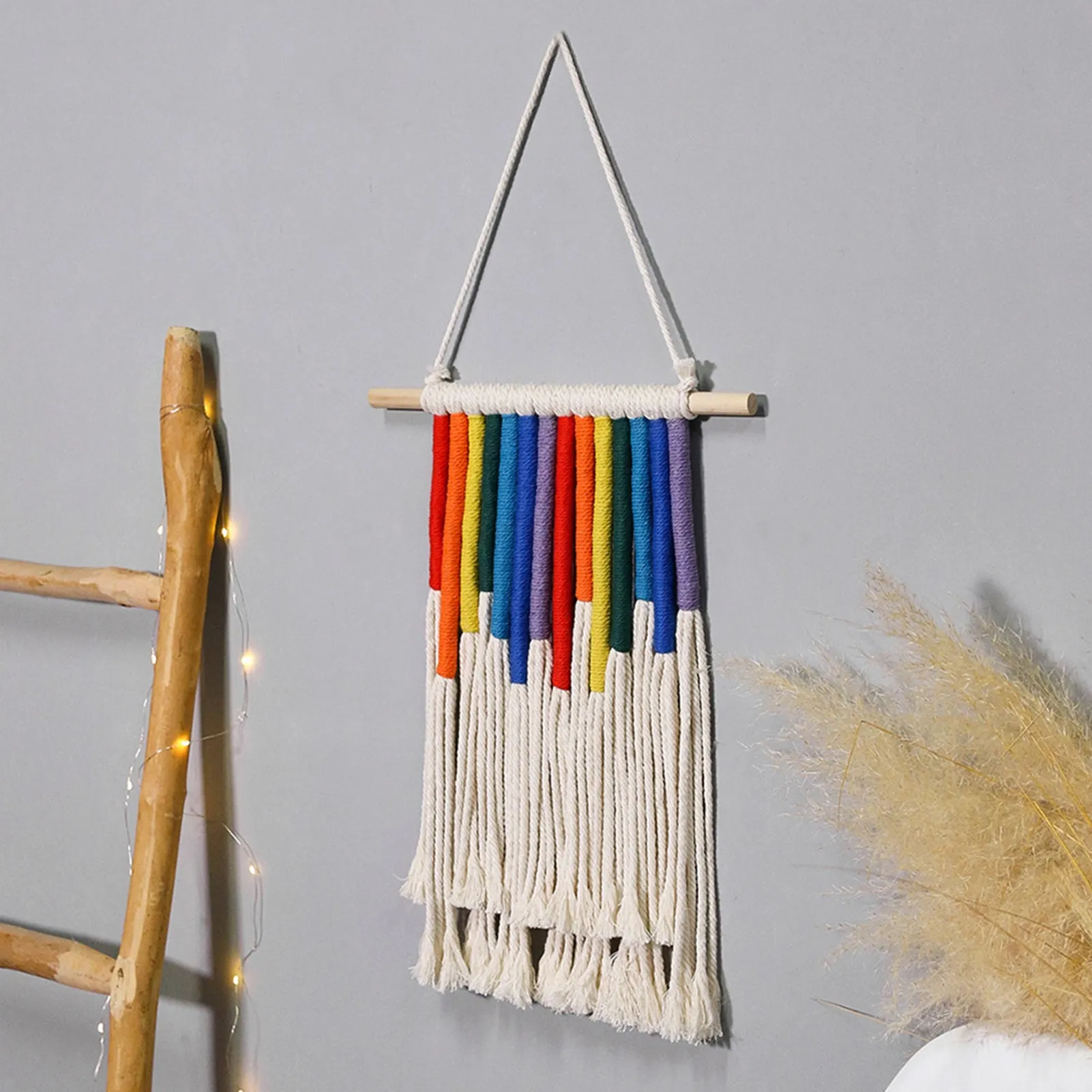 Classic Rainbow Macrame Wall Decor