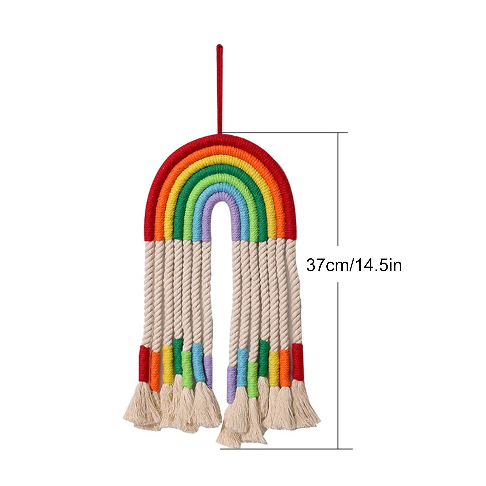 Classic Rainbow Macrame Wall Decor