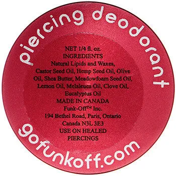 Clear Gem Pink Funk Off Natural Piercing Deodorant