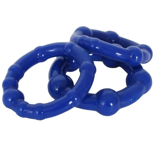 Club X Stay Hard Beaded Cockrings 3 Pack