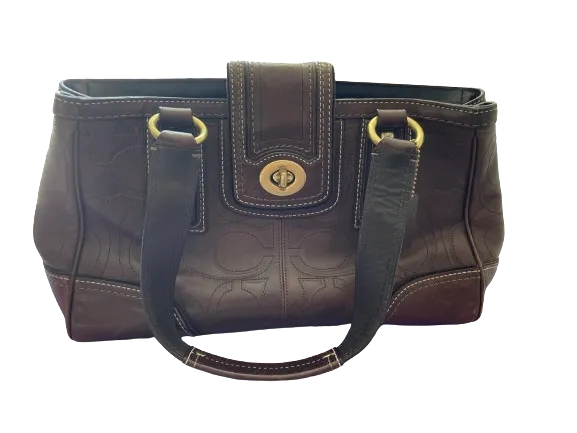 Coach Brown Leather Satchel