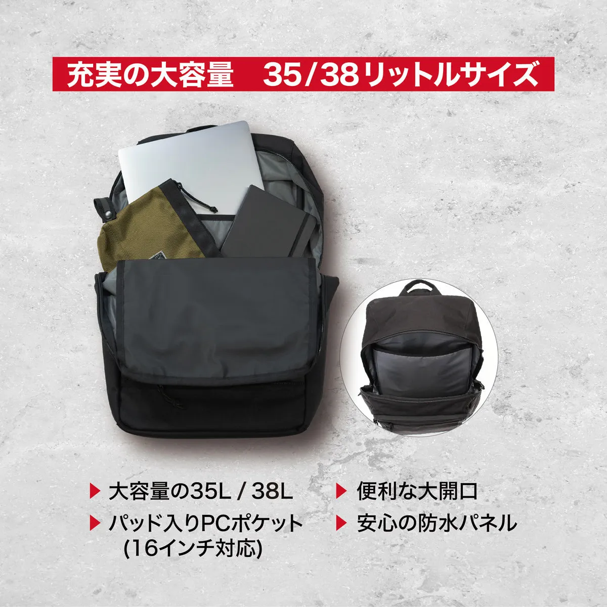 COHESIVE 38 WP BACKPACK