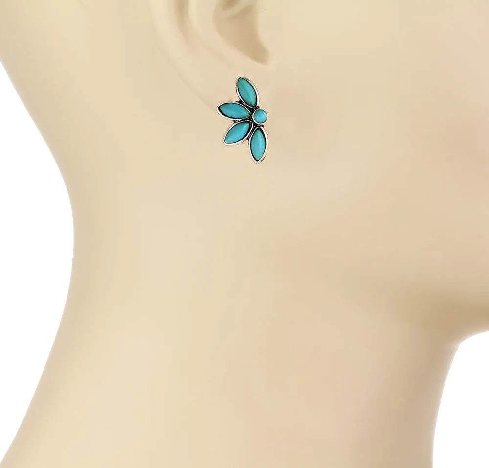 Comoro Half Flower Post Fashion Earrings