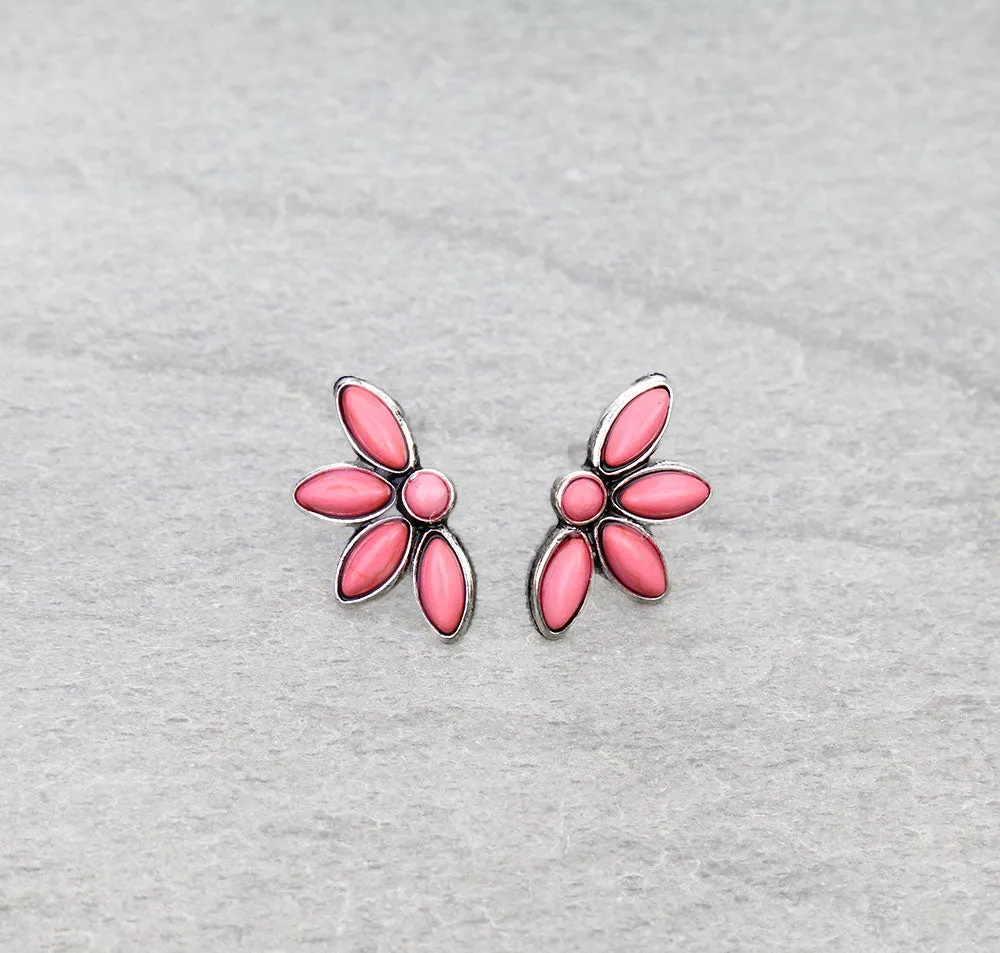 Comoro Half Flower Post Fashion Earrings
