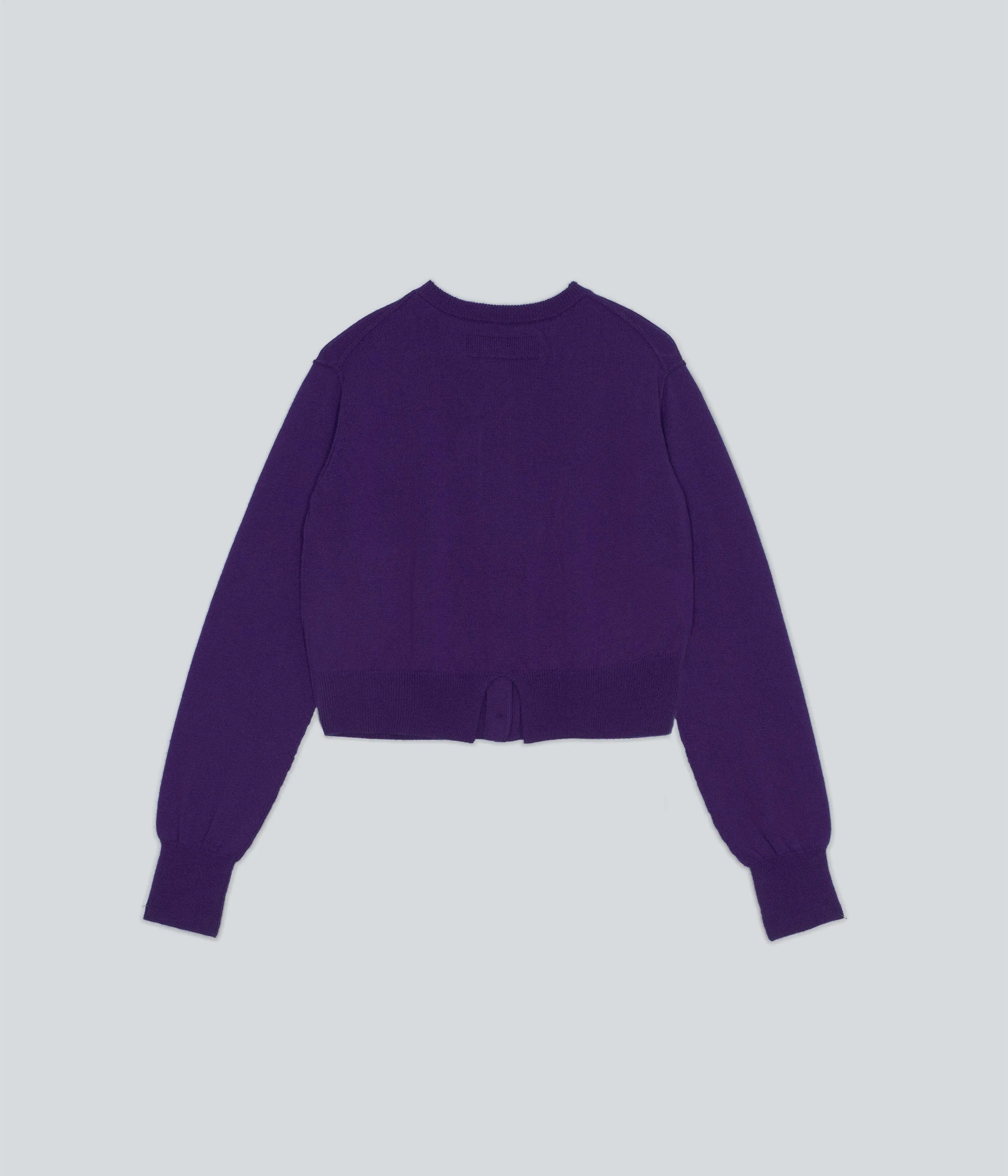 Compact Cardigan in Grape