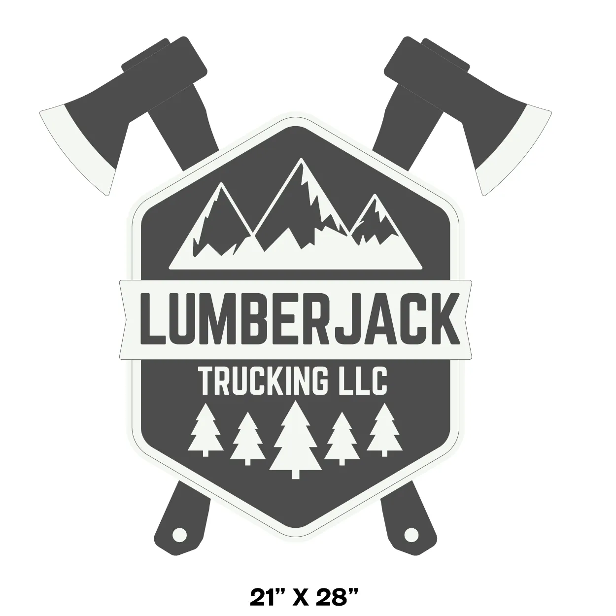 Company Name Truck Decal, 2 Pack