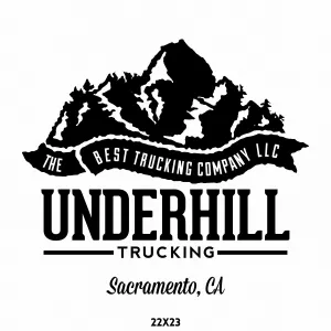 Company Name Truck Decal, 2 Pack