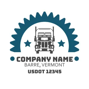 Company Name Truck Door Decal (USDOT), 2 Pack