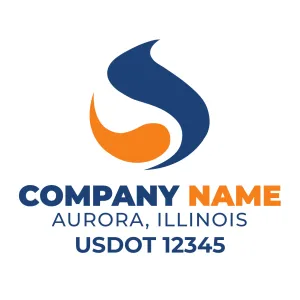 Company Name Truck Door Decal (USDOT), 2 Pack