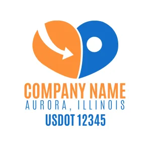 Company Name Truck Door Decal (USDOT), 2 Pack