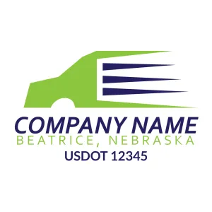 Company Name Truck Door Decal (USDOT), 2 Pack