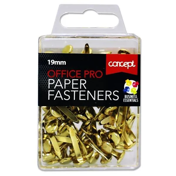 Concept - Box of 100 19mm Office Pro Paper Fasteners