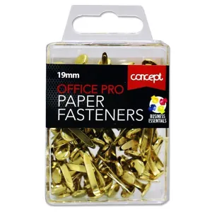 Concept - Box of 100 19mm Office Pro Paper Fasteners