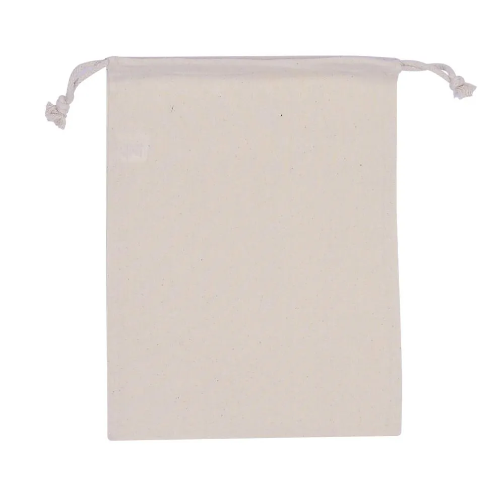 Cotton Drawstring Medium Pouch CTN-DMP
