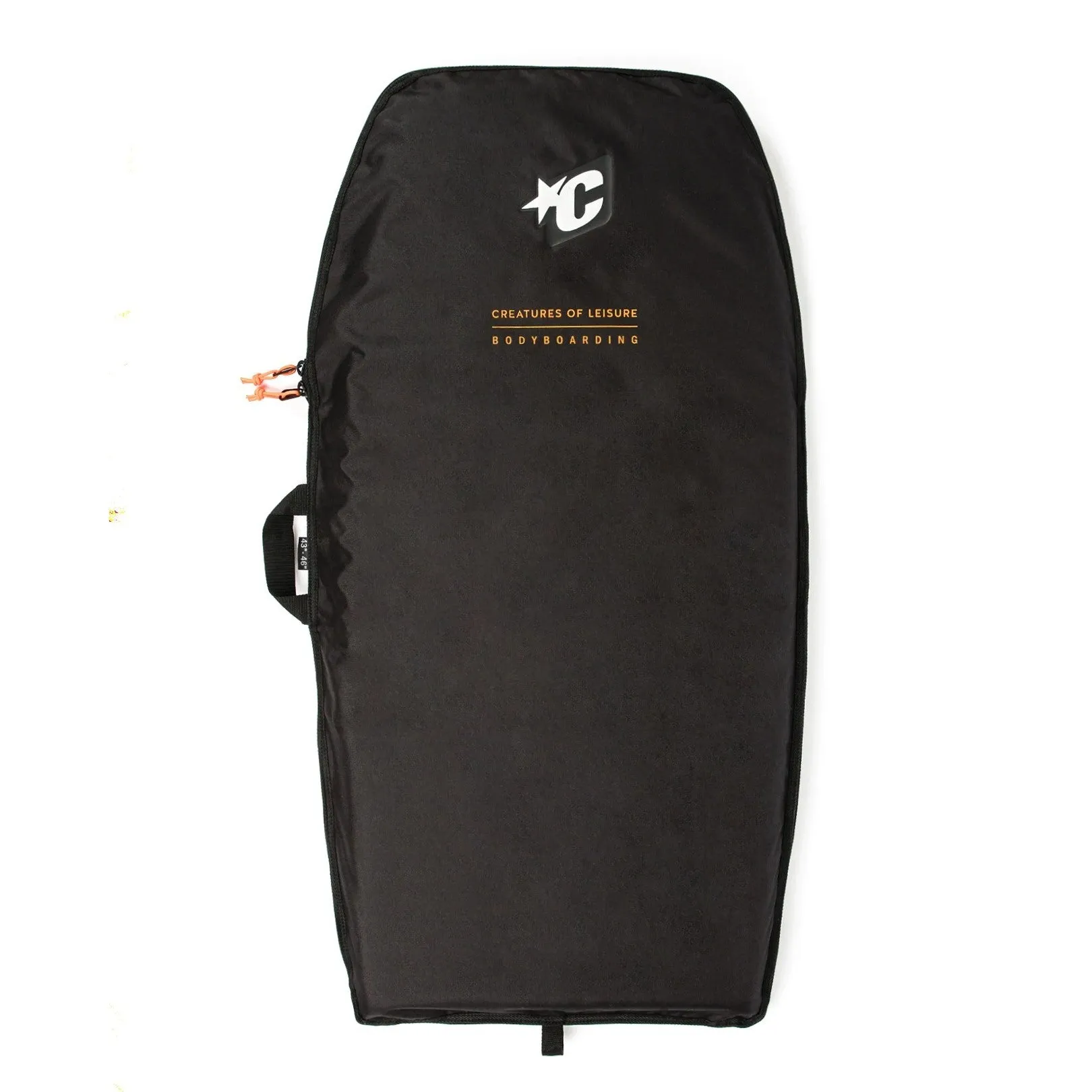 CREATURES OF LEISURE BODYBOARD ICONE LITE 46" BLACK ORANGE
