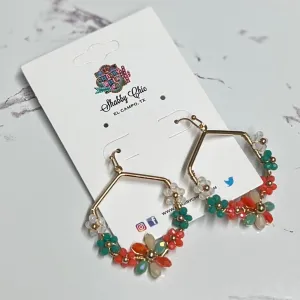 Crystal Flower Earrings