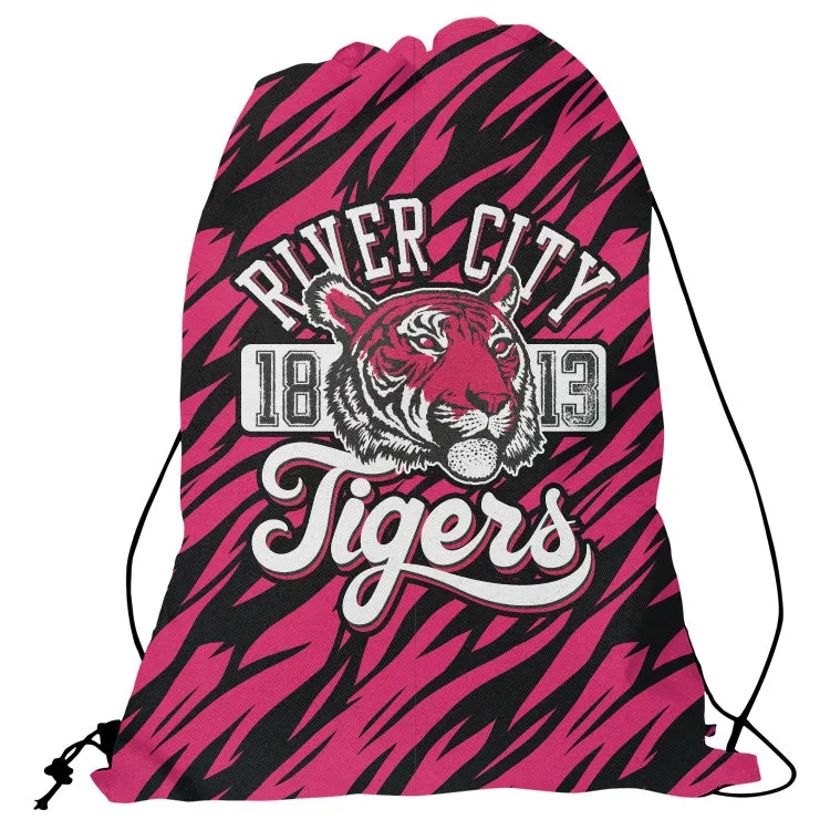 Custom Thin Cord Drawstring Backpack