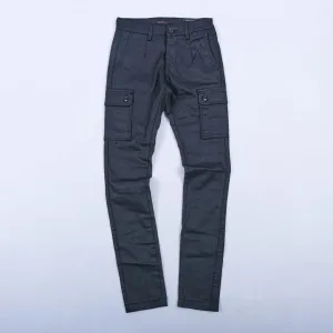 Cutty Dimian Skinny Wax Jeans Black