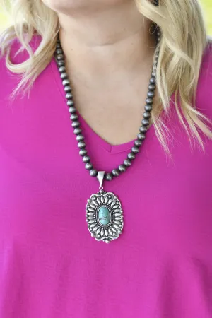 Darla Fashion Silver Pendant Necklace