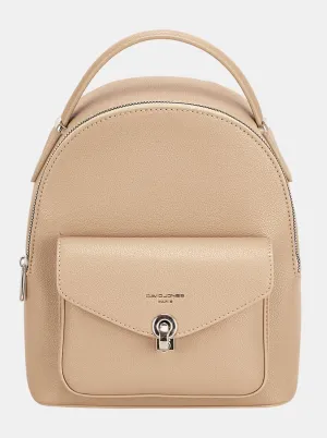 David Jones PU Leather Backpack Bag