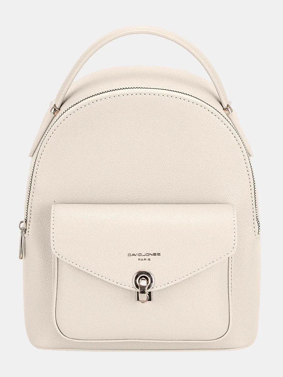 David Jones PU Leather Backpack Bag