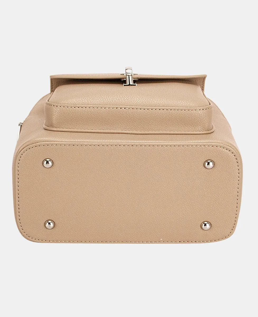David Jones PU Leather Backpack Bag