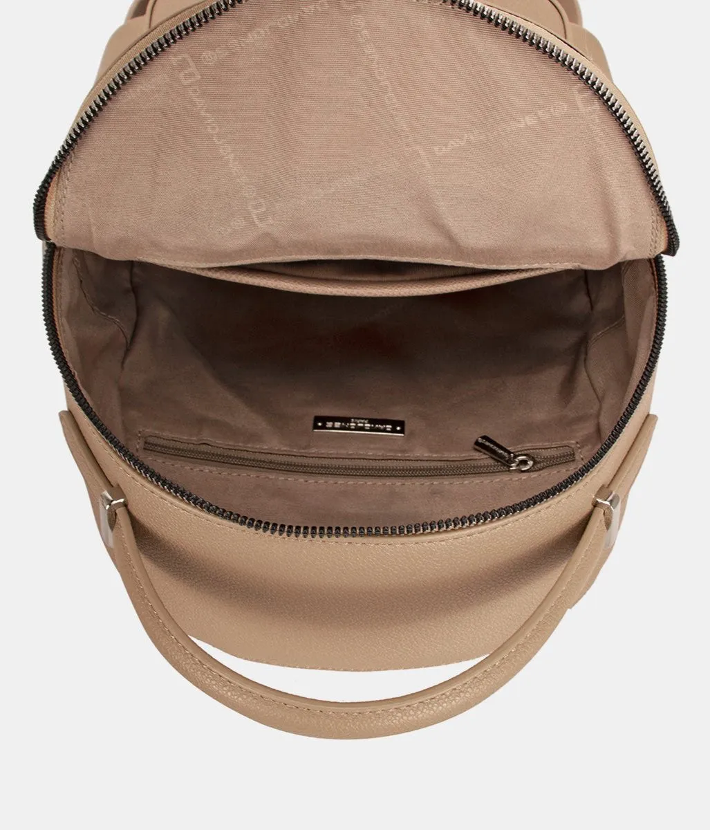 David Jones PU Leather Backpack Bag