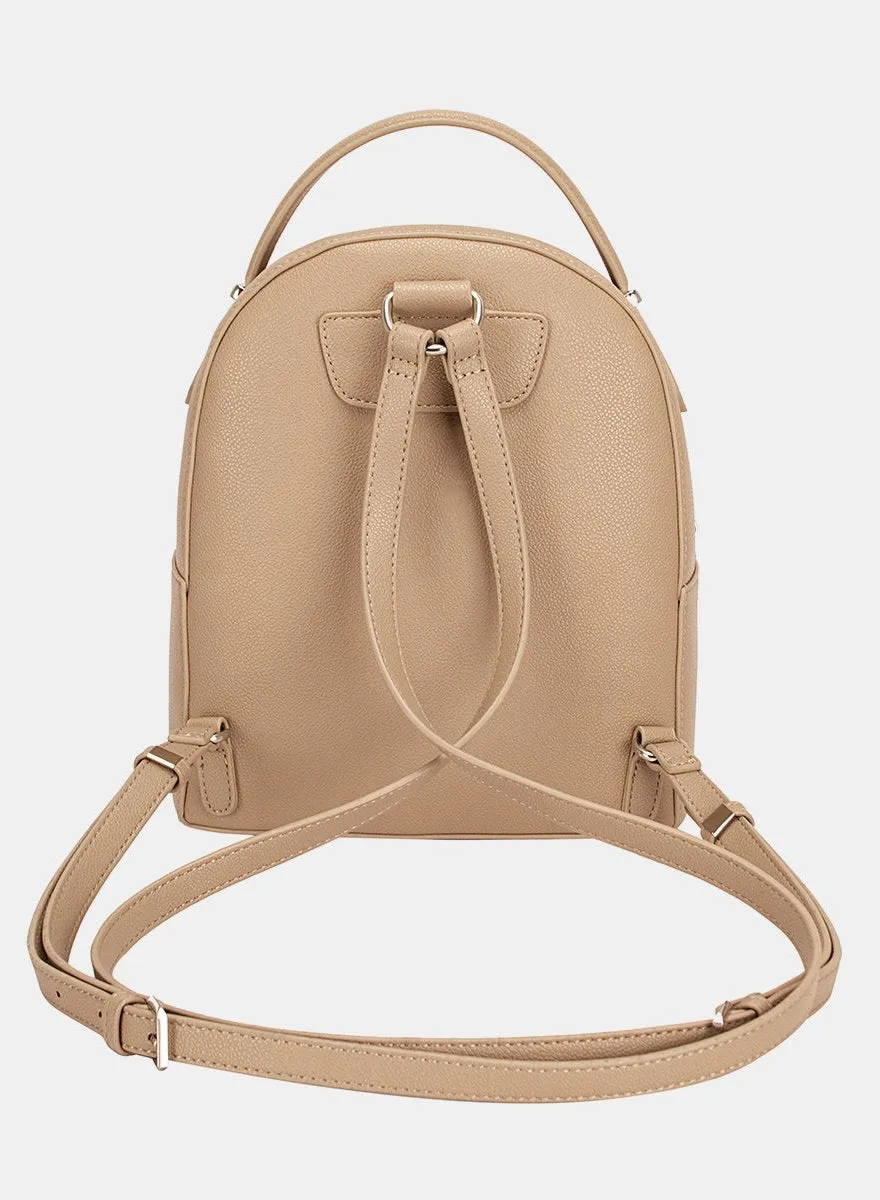 David Jones PU Leather Backpack Bag