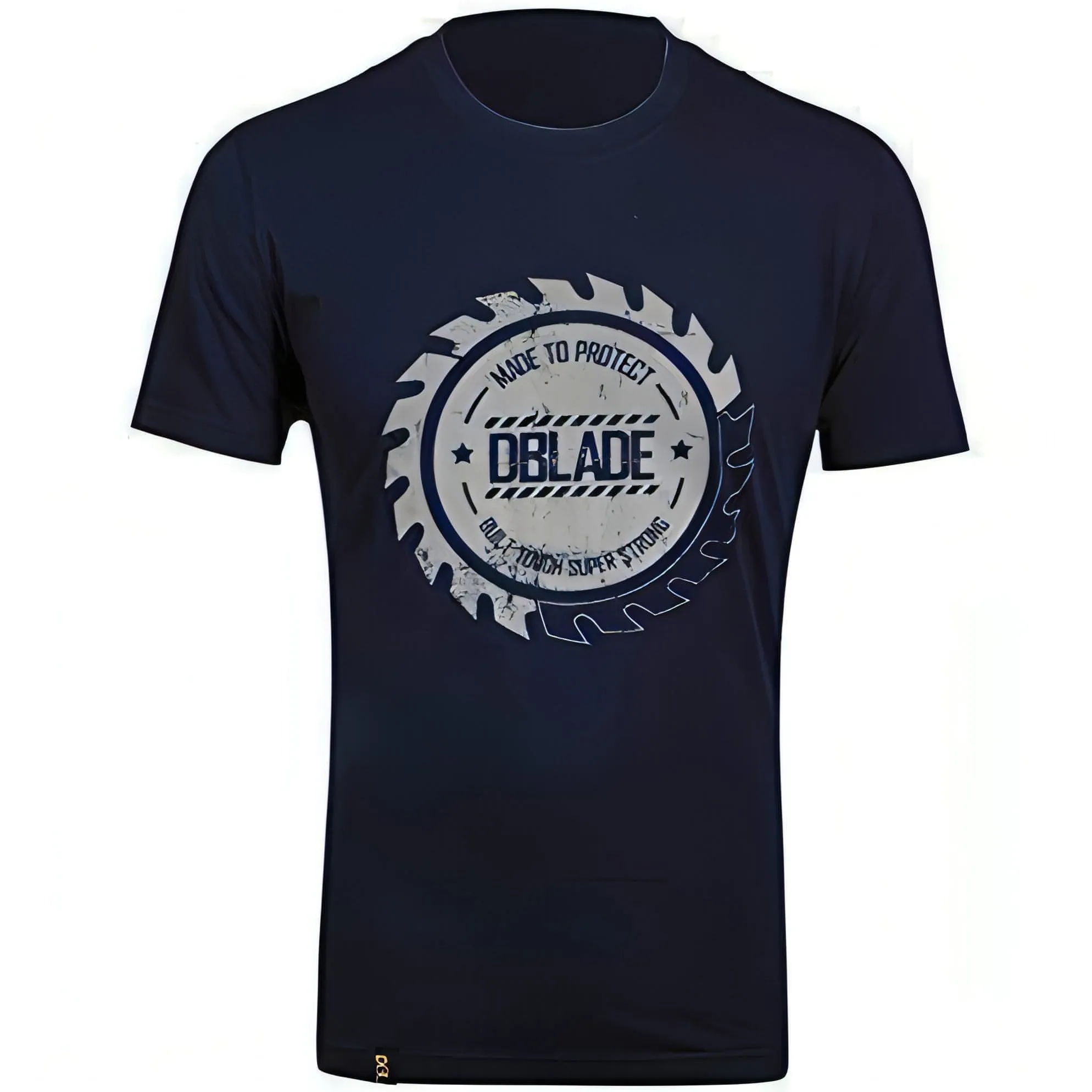 DBlade Corporate Buzz Short Sleeve Mens Work Wear Top - Navy