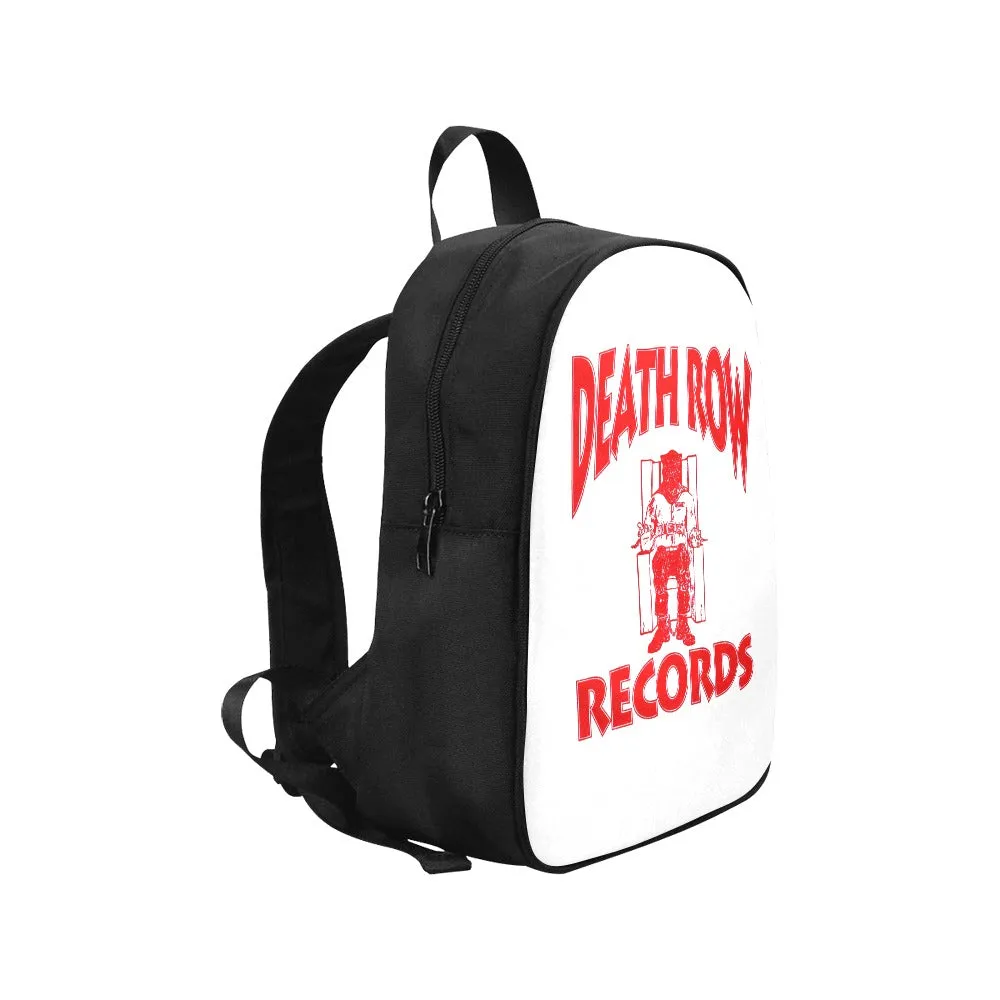 Death Row Records Red Logo Canvas Backpack